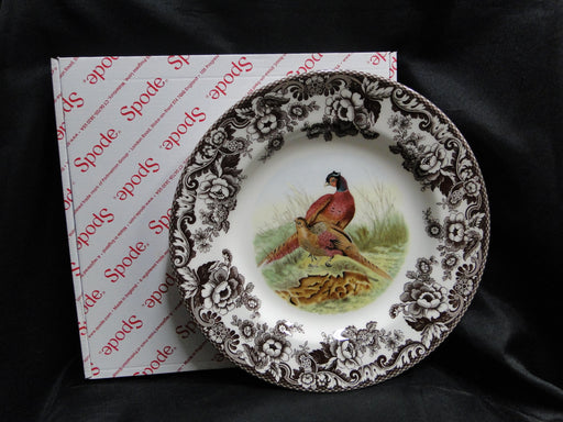 Spode Woodland Pheasant Game Bird, England: NEW Dinner Plate, 10 1/2", Box