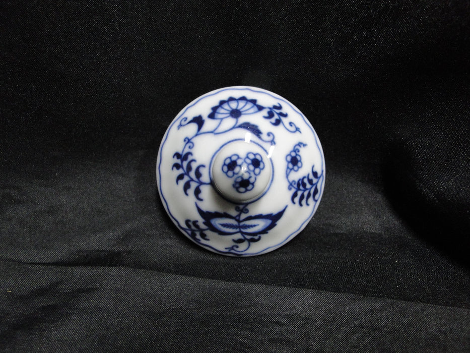 Blue Danube, Blue Onion: Sugar Bowl & Lid, 4 3/4" Tall