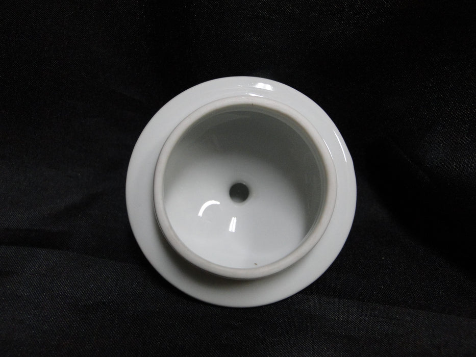 Blue Danube, Blue Onion: Sugar Bowl & Lid, 4 3/4" Tall
