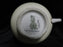 Royal Doulton The Tewkesbury, Scrolls on Blue Rim: Cup & Saucer Set (s), 2 3/8"