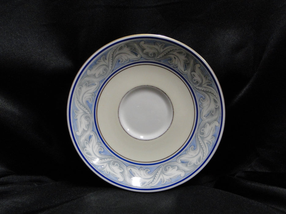 Royal Doulton The Tewkesbury, Scrolls on Blue Rim: Cup & Saucer Set (s), 2 3/8"