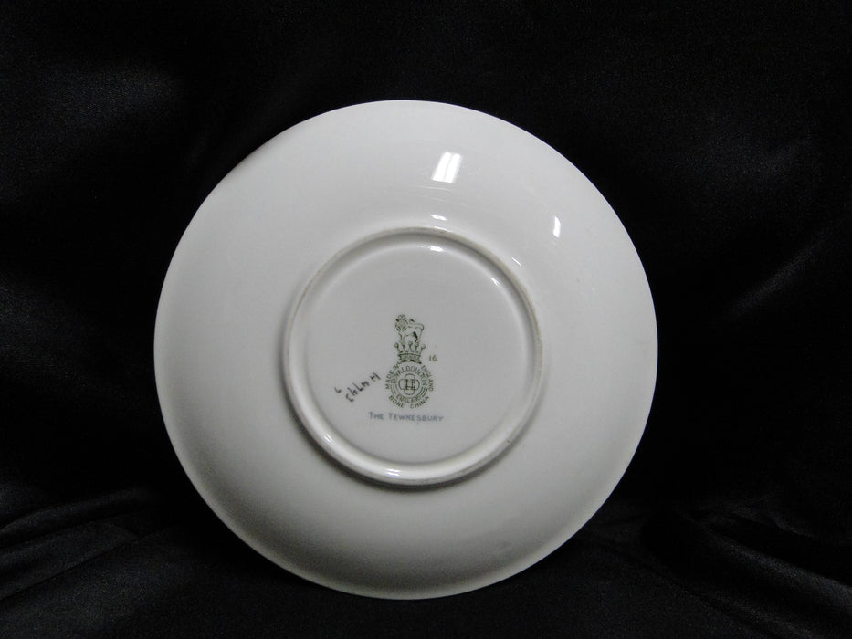 Royal Doulton The Tewkesbury, Scrolls on Blue Rim: Cup & Saucer Set (s), 2 3/8"