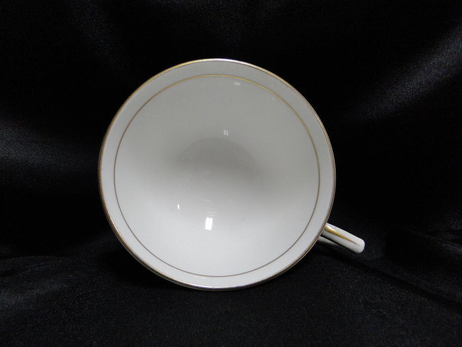 Royal Doulton The Tewkesbury, Scrolls on Blue Rim: Cup & Saucer Set (s), 2 3/8"