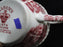 Mason's Vista Pink, Transferware: Flat Cup & Saucer Set (s), 2 1/4" Tall