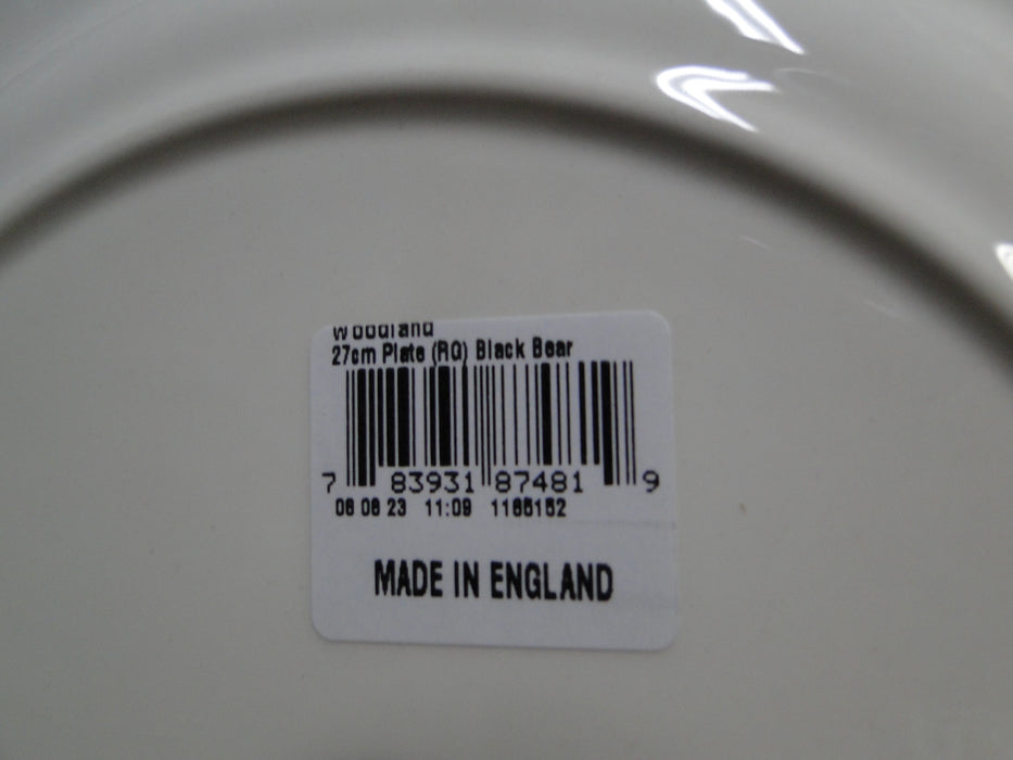 Spode Woodland Black Bear, England: NEW Dinner Plate (s), 10 1/2", Box