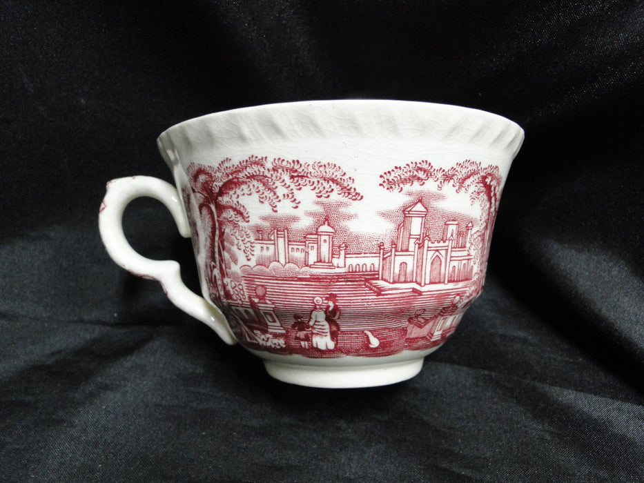 Mason's Vista Pink, Transferware: 2 5/8" Oversized Cup Only, Crazing