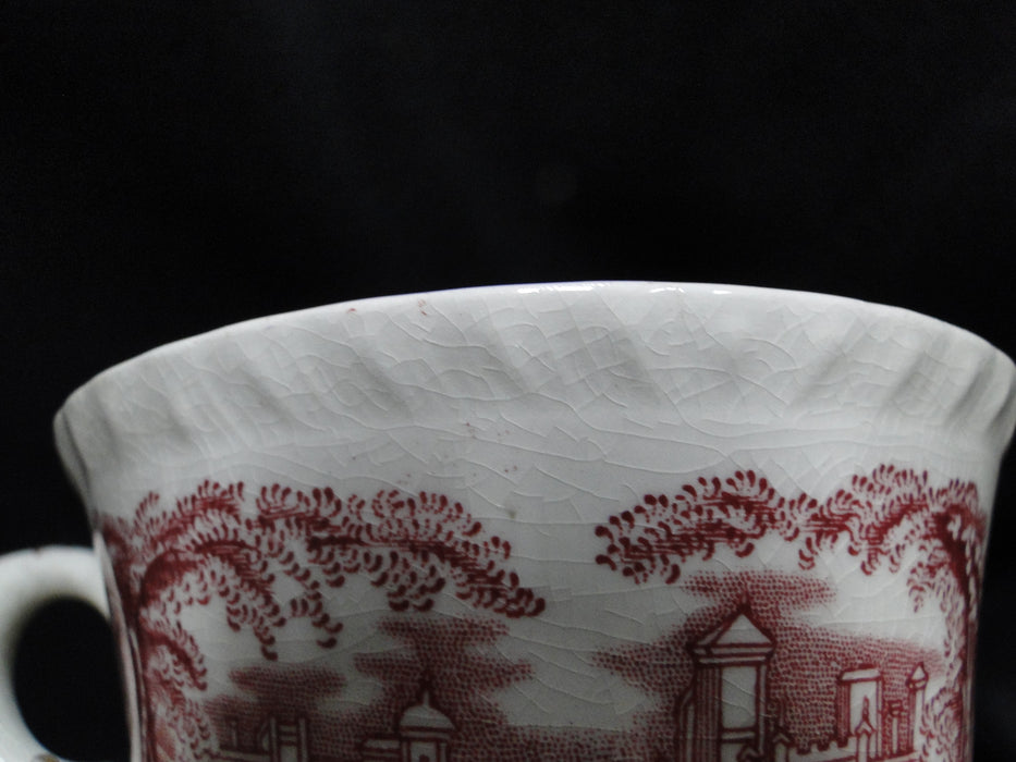 Mason's Vista Pink, Transferware: 2 5/8" Oversized Cup Only, Crazing
