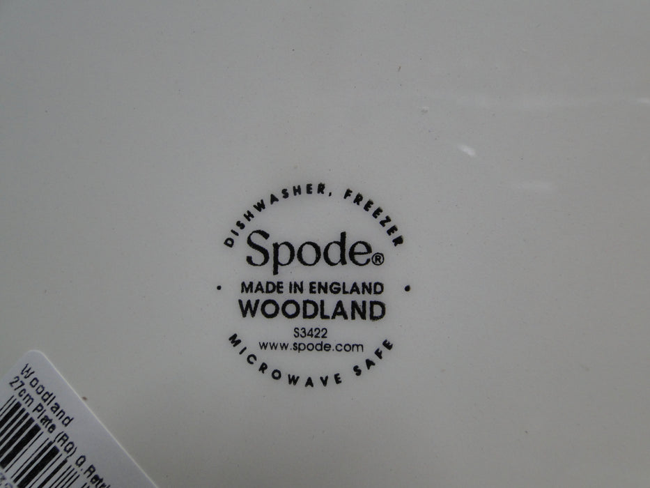 Spode Woodland Golden Retriever Hunting Dog: NEW Dinner Plate, 10 1/2", Box