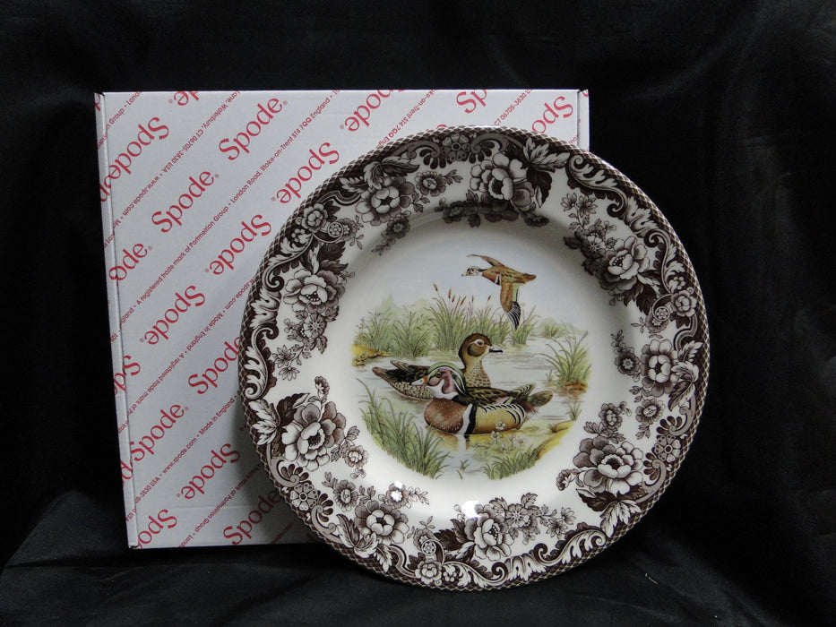 Spode Woodland Wood Duck, England: NEW Dinner Plate (s), 10 1/2", Box