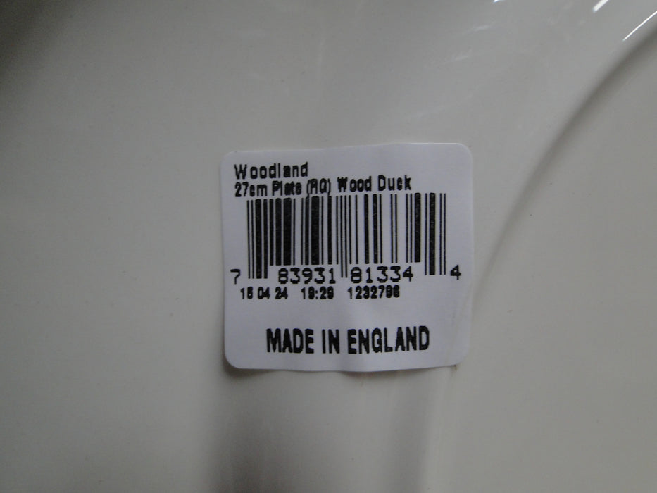 Spode Woodland Wood Duck, England: NEW Dinner Plate (s), 10 1/2", Box