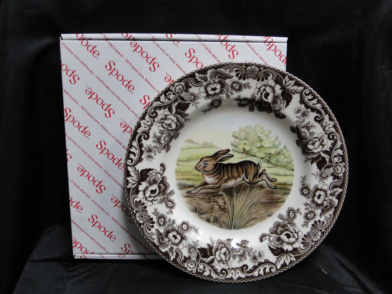 Spode Woodland Rabbit, Bunny, England: NEW Dinner Plate (s), 10 1/2", Box
