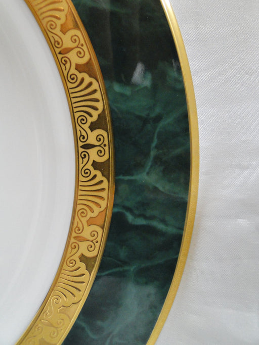 Noritake Fitzgerald, 4712, Green Marble, Gold: Dinner Plate (s), 10 3/4"