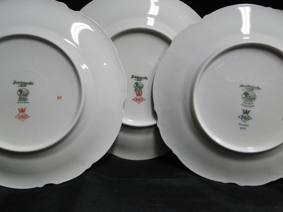 Hutschenreuther Revere, White w/ Platinum: Salad Plate (s), 8"