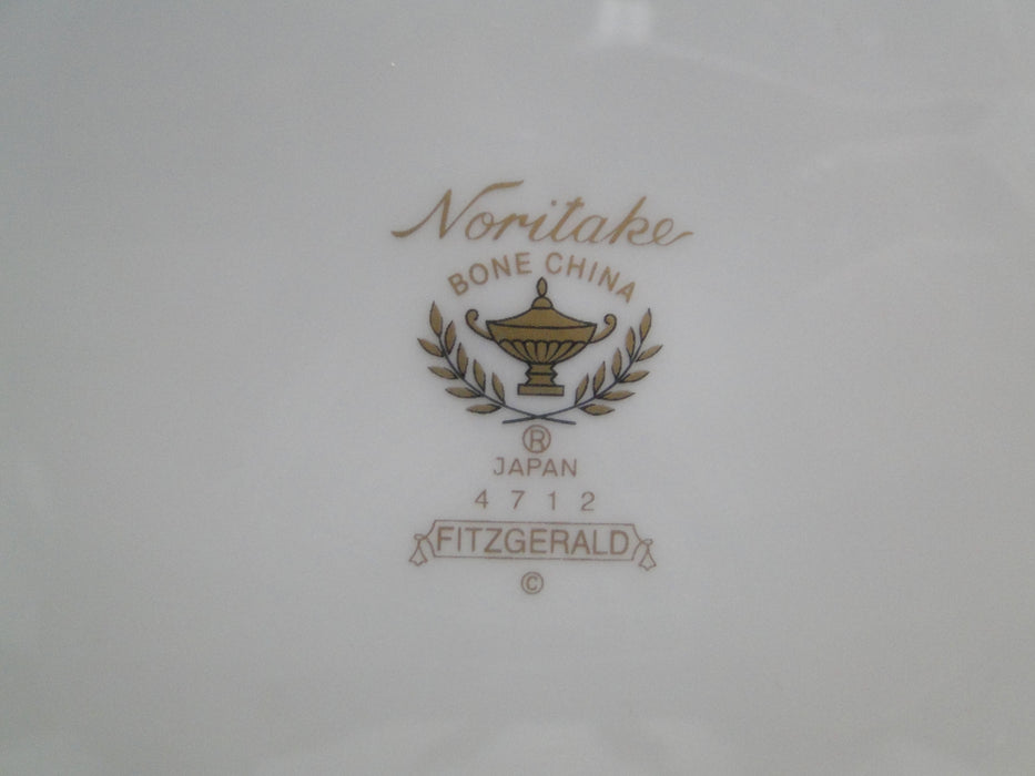 Noritake Fitzgerald, 4712, Green Marble, Gold: Salad Plate (s), 8 1/2"