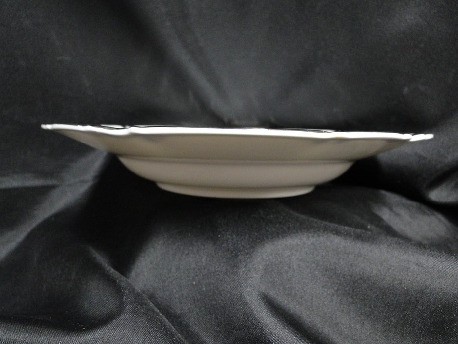 Hutschenreuther Revere, White w/ Platinum: Rim Soup Bowl (s), 8 3/8" x 1 1/2"