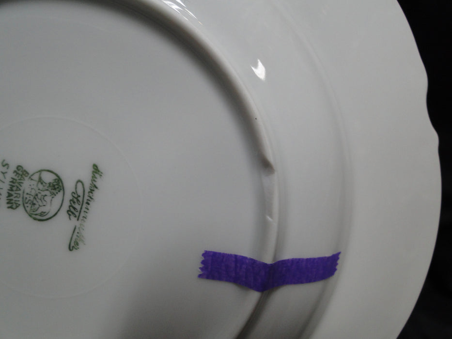 Hutschenreuther Revere, White w/ Platinum: Rim Soup Bowl (s), 8 3/8" x 1 1/2"