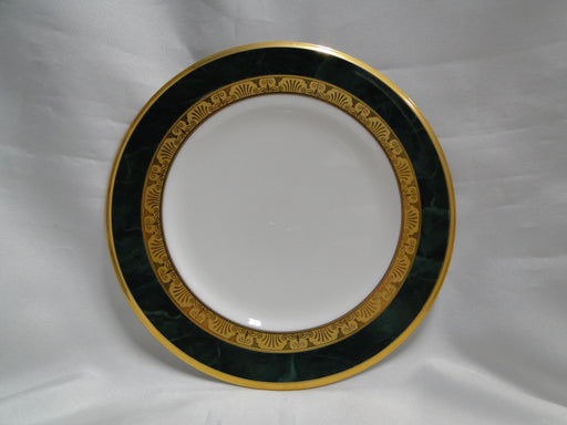Noritake Fitzgerald, 4712, Green Marble, Gold: Bread Plate (s), 6 5/8"