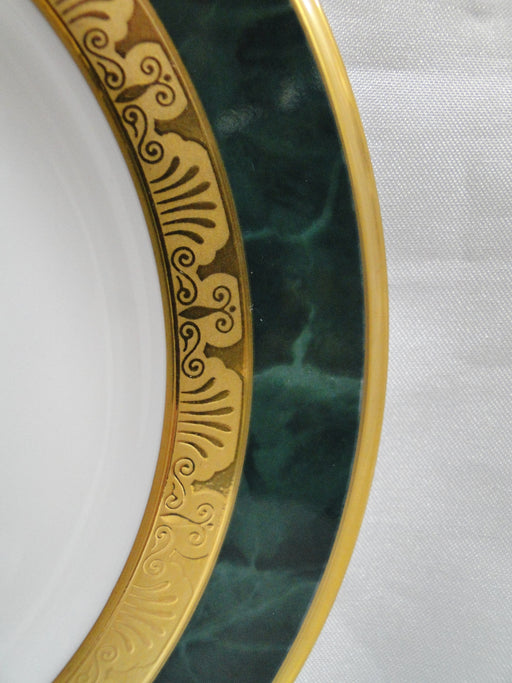Noritake Fitzgerald, 4712, Green Marble, Gold: Bread Plate (s), 6 5/8"