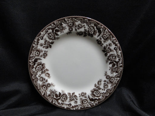 Spode Delamere, Brown Floral Trim, England: NEW Salad Plate (s), 7 3/4"