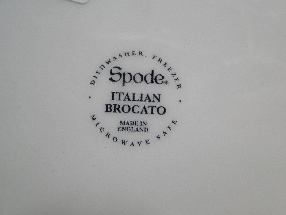Spode Italian Brocato, Blue Florals, England: NEW Charger Plate (s), 12", Box