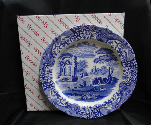 Spode Italian, Blue Scene, England: NEW Charger Plate (s), 12", Box