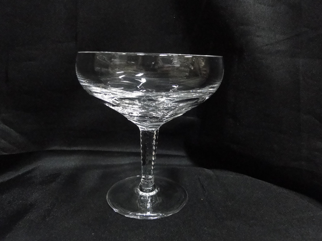 Barthmann Narziss, Cut Panels & Stem: Champagne / Sherbet (s), 4 3/8" Tall