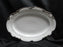 Hutschenreuther Revere, White w/ Platinum: Oval Serving Platter, 12 7/8" x 9"