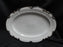 Hutschenreuther Revere, White w/ Platinum: Oval Serving Platter, 11" x 7 3/4"
