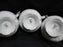 Hutschenreuther Revere, White w/ Platinum: Cup & Saucer Set (s), 2 1/4"