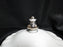 Hutschenreuther Revere, White w/ Platinum: Round Serving Bowl & Lid, 11 1/2"