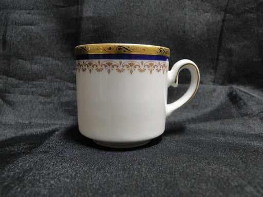 Tirschenreuth TIR419, Cobalt  Blue & Gold on White: Demitasse Cup & Saucer Set