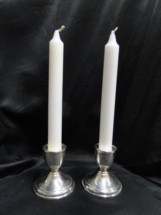 Preisner 26, Sterling: Pair of Console Candleholders, 2 7/8" Tall