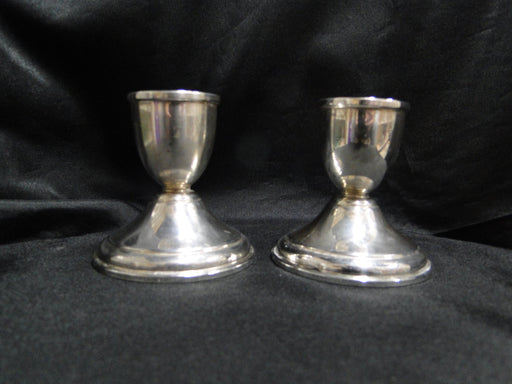 Preisner 26, Sterling: Pair of Console Candleholders, 2 7/8" Tall