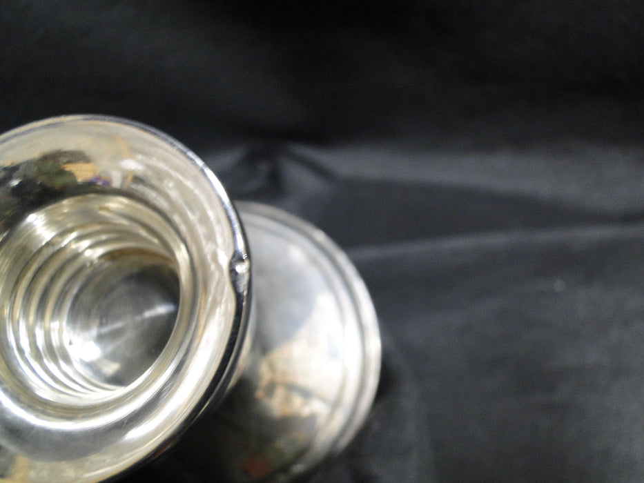 Preisner 26, Sterling: Pair of Console Candleholders, 2 7/8" Tall