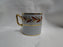 Spode Y4942, Red, Pink, & Gold Leaves on Gray: Demitasse Cup & Saucer Set 2 1/4"