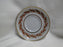 Spode Y4942, Red, Pink, & Gold Leaves on Gray: Demitasse Cup & Saucer Set 2 1/4"