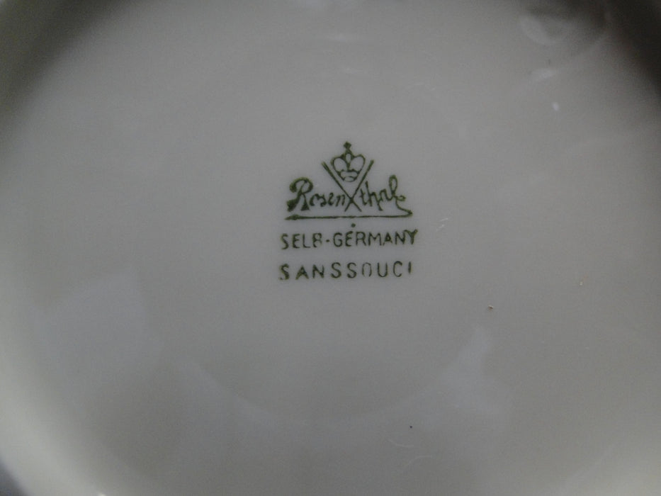 Rosenthal Diplomat Florals w/ Ivory Handle, Sanssouci: Sugar Bowl & Lid