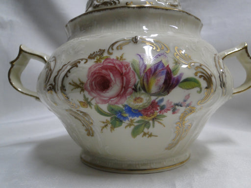Rosenthal Diplomat Florals w/ Ivory Handle, Sanssouci: Sugar Bowl & Lid