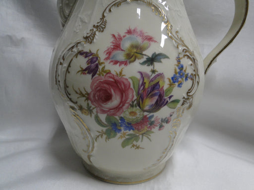 Rosenthal Diplomat Florals w/ Ivory Handle, Sanssouci: Coffee Pot & Lid, Crazing