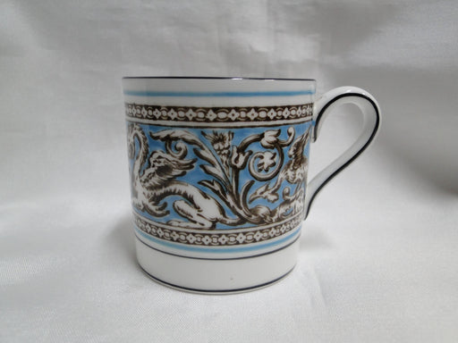Wedgwood Florentine Turquoise, Fruit, Dragons: Demitasse Cup & Saucer, 2 1/4"