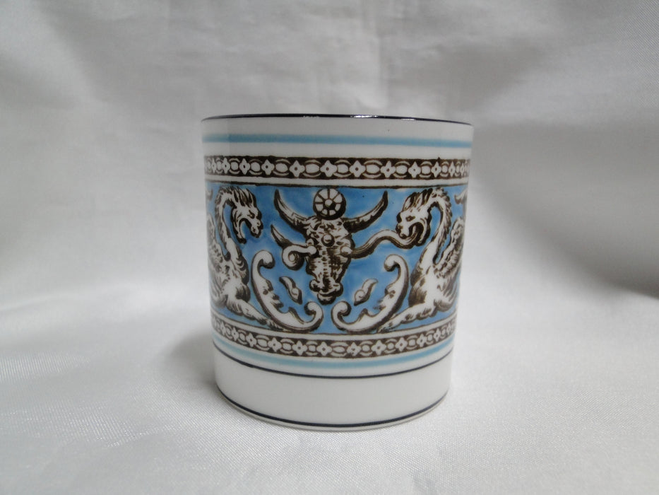 Wedgwood Florentine Turquoise, Fruit, Dragons: Demitasse Cup & Saucer, 2 1/4"