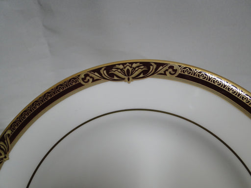 Royal Doulton Tennyson, Maroon Band, Gold Scrolls: Bread Plate (s), 6 5/8"