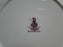 Royal Doulton Tennyson, Maroon Band, Gold Scrolls: Bread Plate (s), 6 5/8"