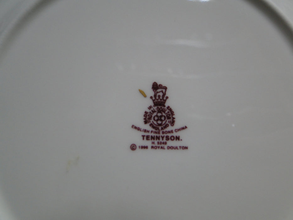 Royal Doulton Tennyson, Maroon Band, Gold Scrolls: Bread Plate (s), 6 5/8"