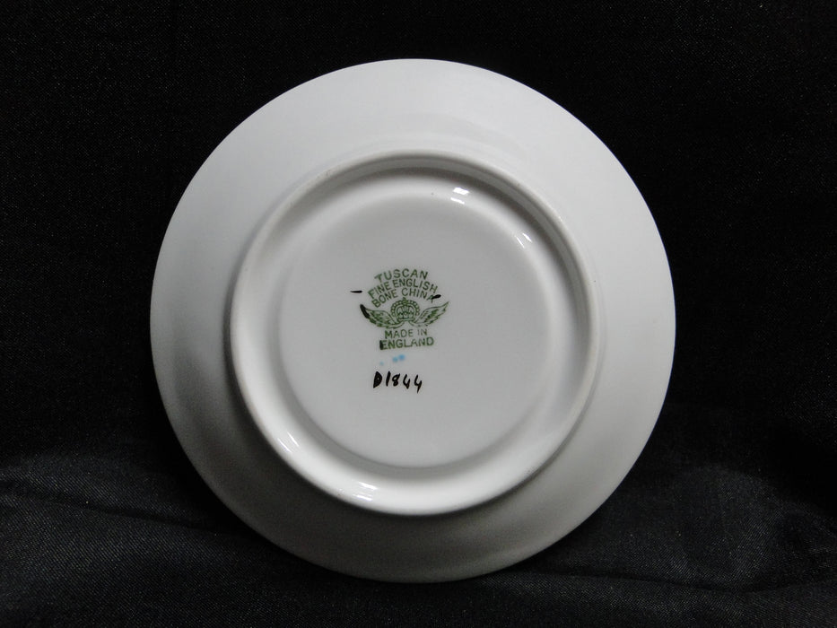Tuscan D1844, Brown & Turquoise Tree & Flowers: Demi Cup & Saucer Set, 2 1/4"
