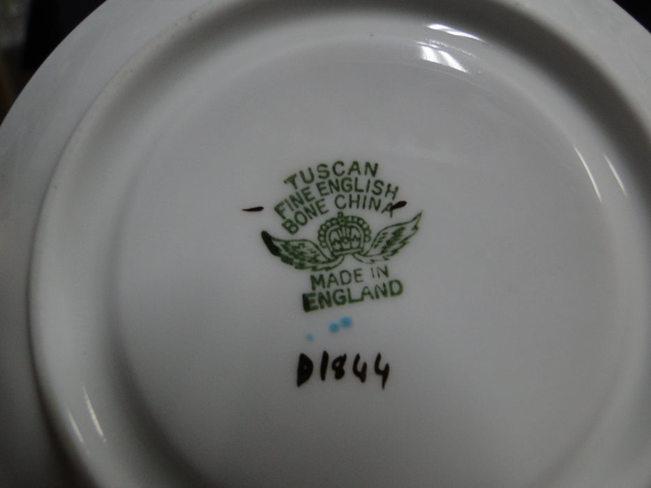 Tuscan D1844, Brown & Turquoise Tree & Flowers: Demi Cup & Saucer Set, 2 1/4"