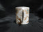 Tuscan D1844, Brown & Turquoise Tree & Flowers: Demi Cup & Saucer Set, 2 1/4"