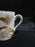 Tuscan D1844, Brown & Turquoise Tree & Flowers: Demi Cup & Saucer Set, 2 1/4"