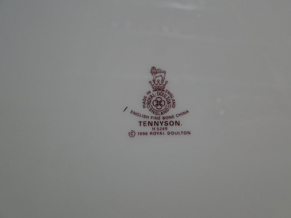 Royal Doulton Tennyson, Maroon Band, Gold Scrolls: Dinner Plate (s), 10 5/8"