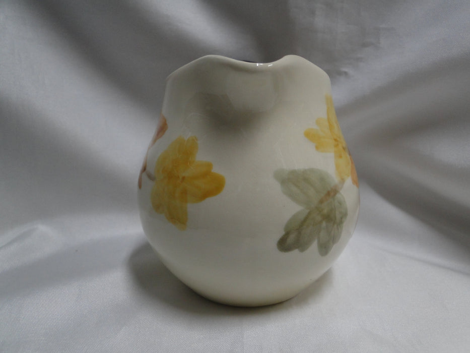 Franciscan October, USA, Fall Leaves: Creamer / Cream Pitcher, 4 1/8" Tall